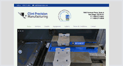 Desktop Screenshot of clintprecision.com